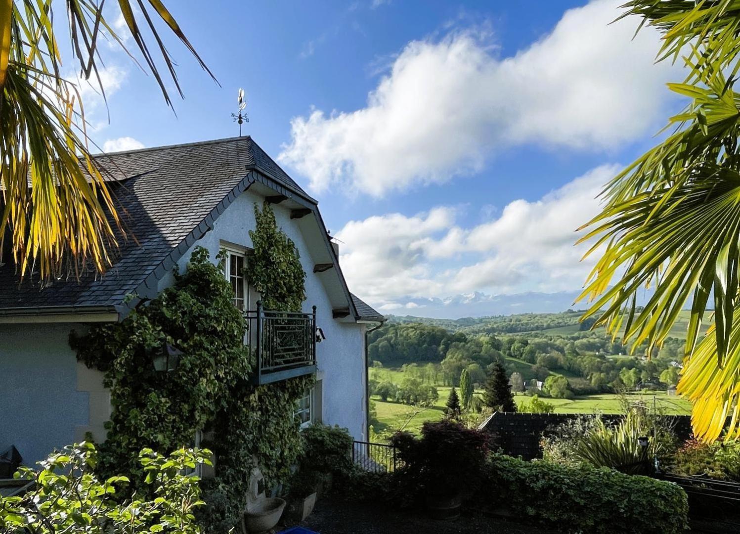 Les Gites De La Maison Bleue D'Estialescq Eksteriør bilde